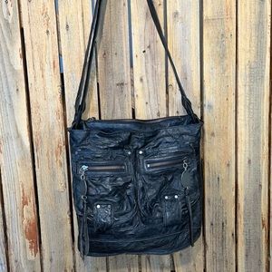 Juicy Couture Black Leather Shoulder bag